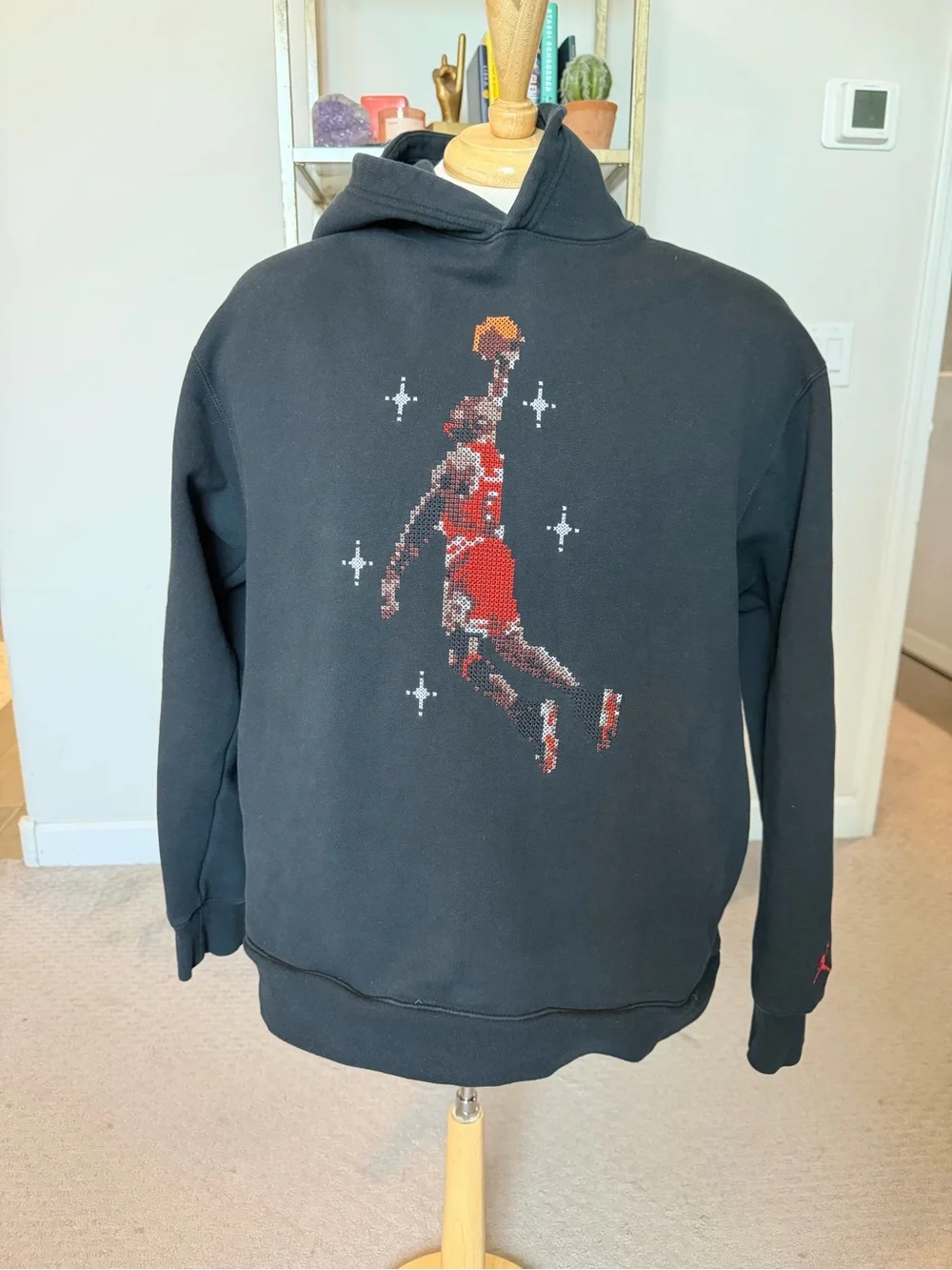 Jordan Michael Jordan Black Graphic Hoodie Sweatshirt